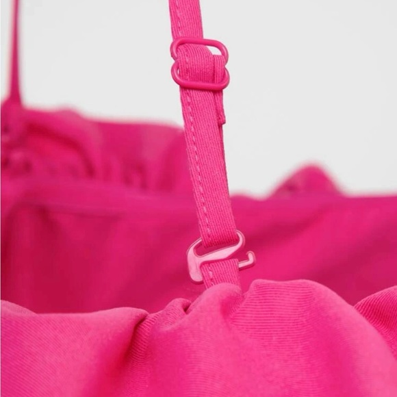Hot Pink Ruffle Top - Picture 5 of 7